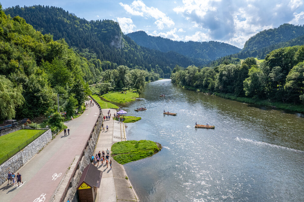 Koniec Spływu Dunajcem w Szczawnicy