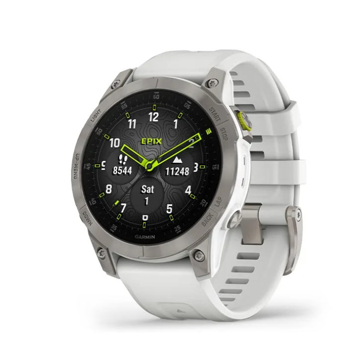 Garmin Epix 2 to więcej niż zegarek,  to zaawansowane urządzenie, z którym zawsze dotrzesz do mety. Dedykowany głównie miłośnikom outdoorowych wyzwań, ten smartwatch nie tylko rejestruje Twoje parametry fizyczne